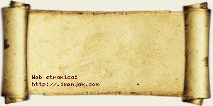 Isidor Kaloper vizit kartica